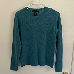 T Tahari Teal Pullover Sweater